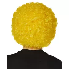 Yellow Curly Wig at Spencer's