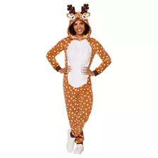 Adult Deer Jumpsuit at Spencer's