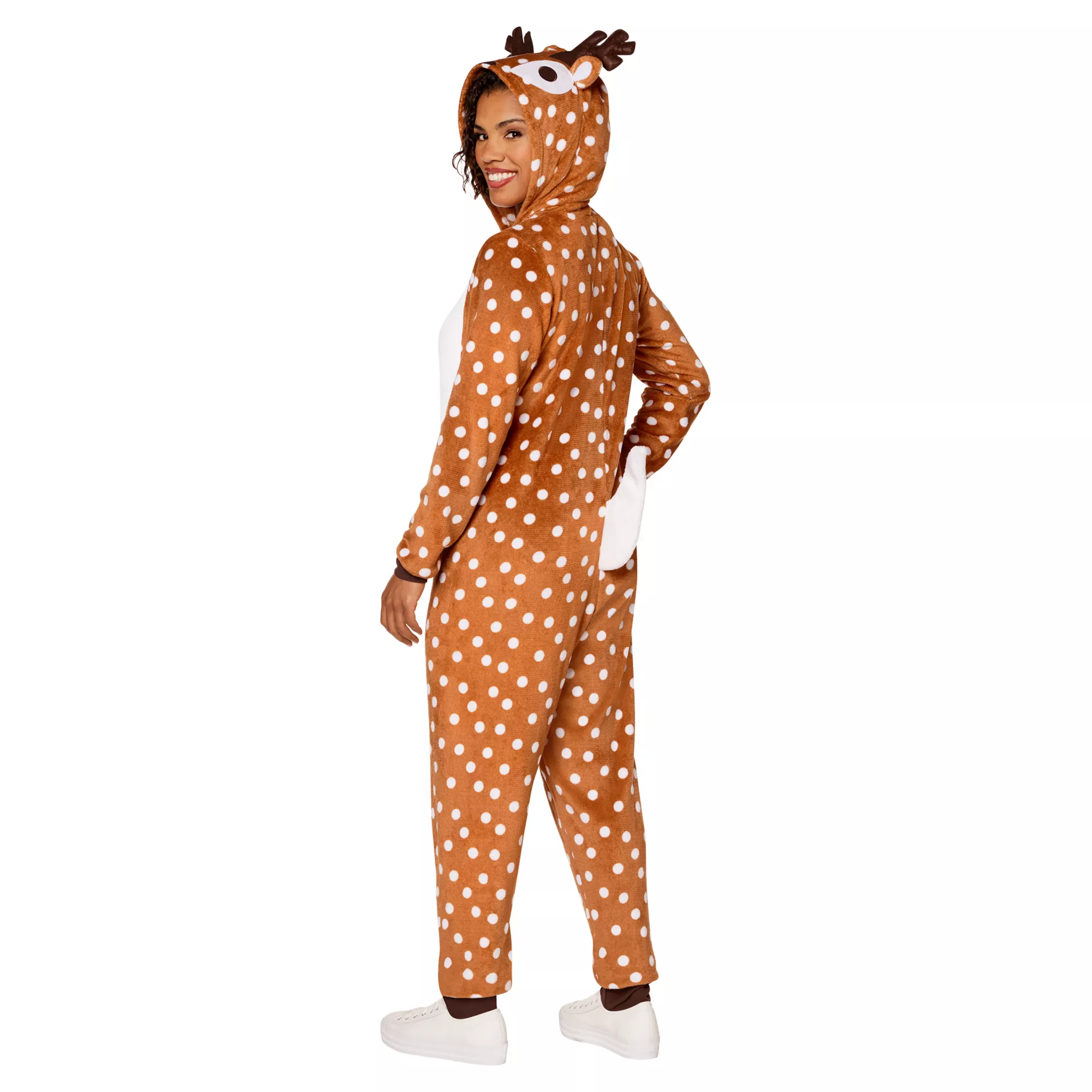 Adult Deer Jumpsuit at Spencer's