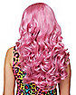 Pink Rose Curls Wig