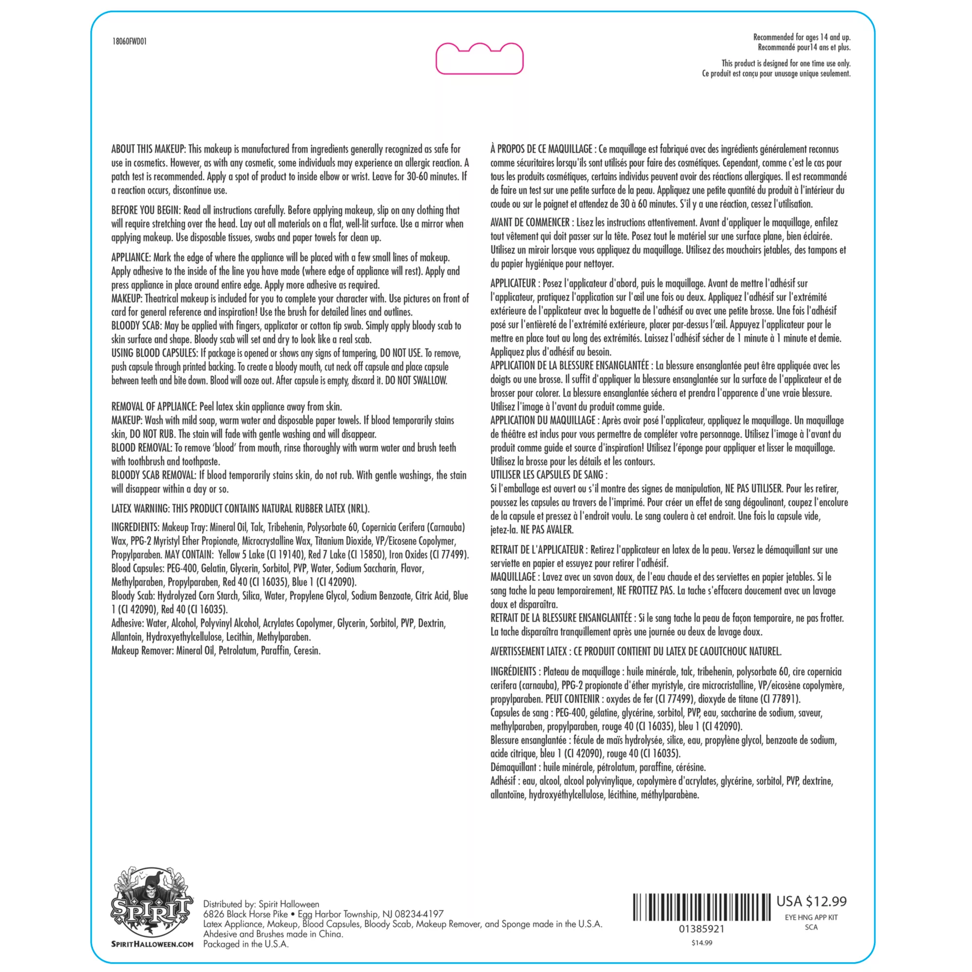 Hanging Eye Makeup Kit at Spirit Halloween