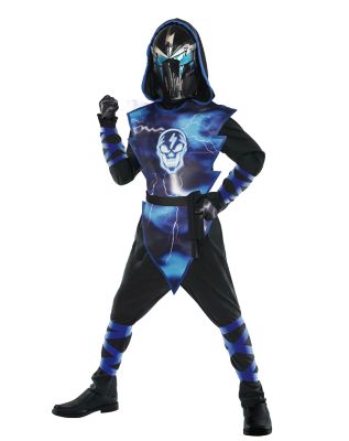 Child Blue Stealth Ninja Costume Large : : Toys & Games