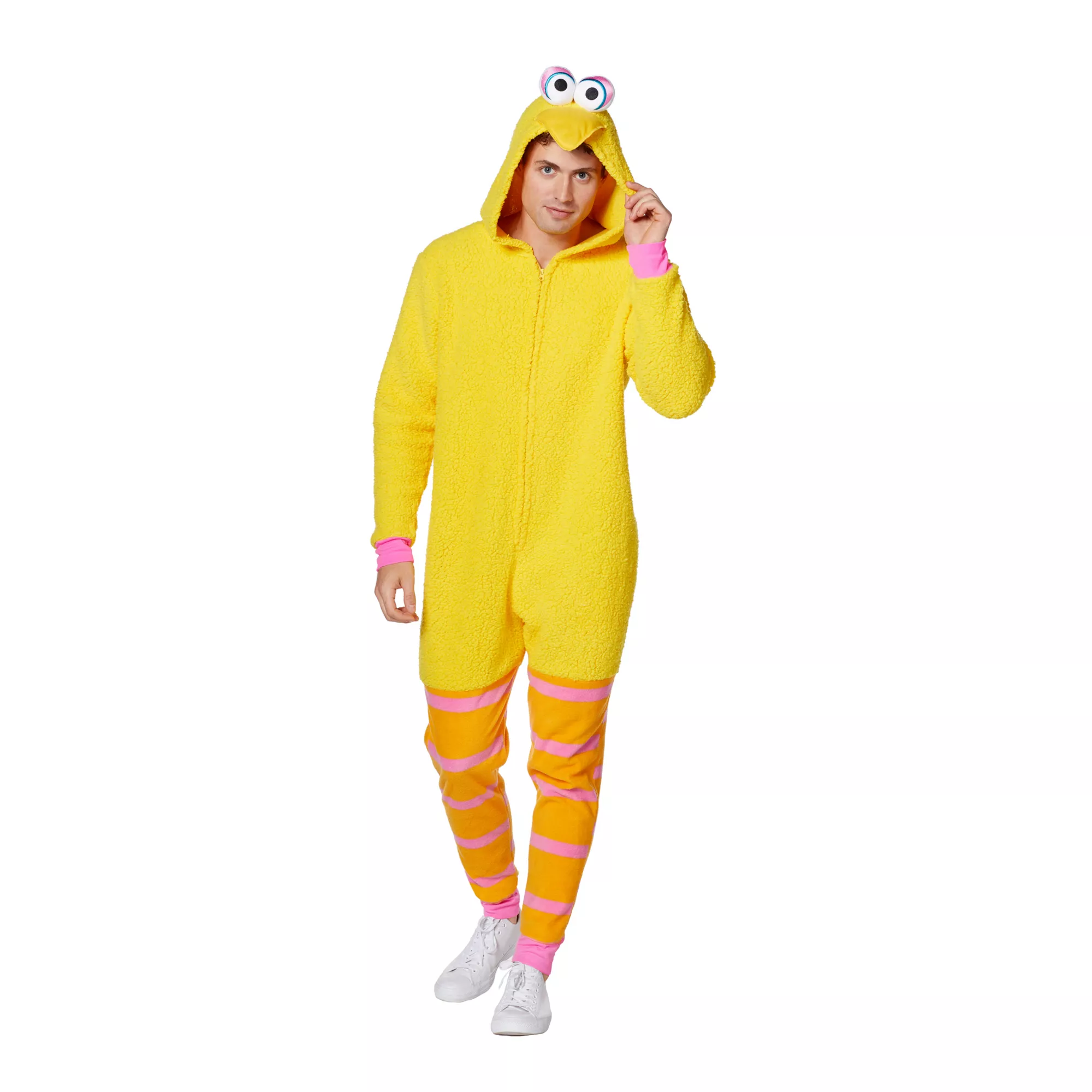 Adult Big Bird Jumpsuit Costume - Sesame Street at Spirit Halloween