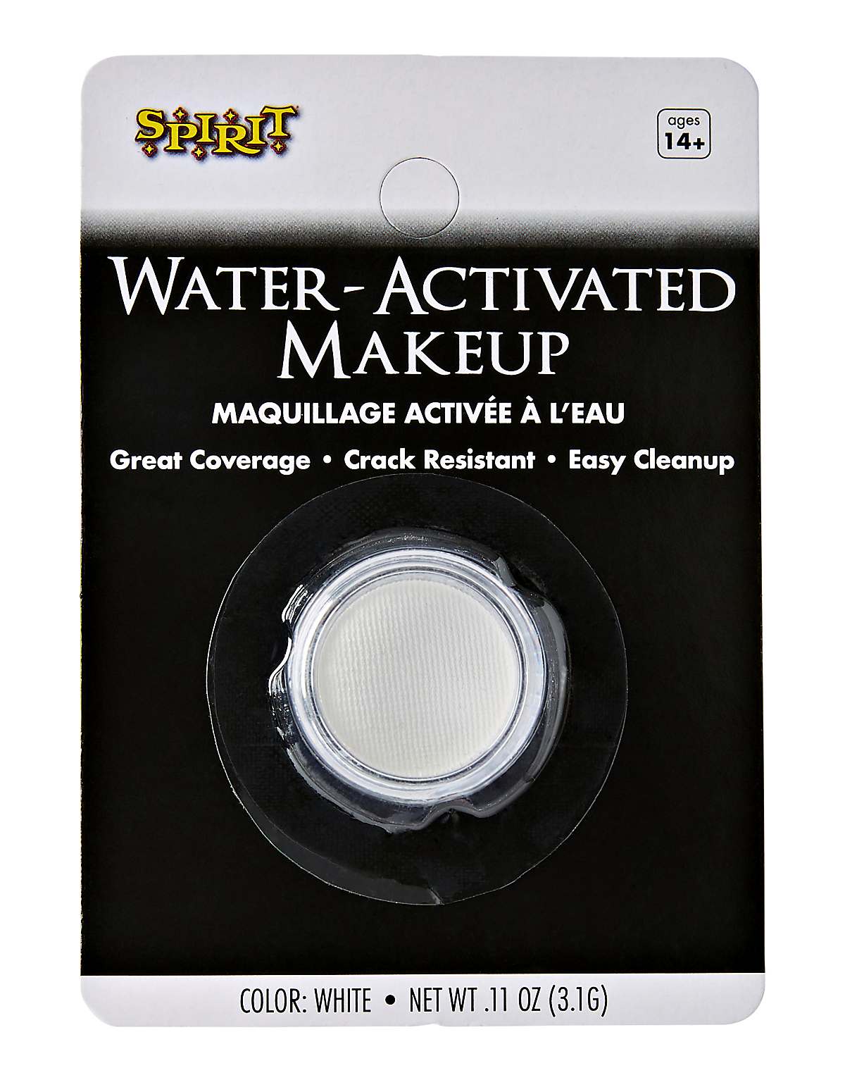 White water activated makeup