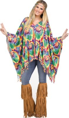 Hippie Poncho Set - Spirithalloween.com