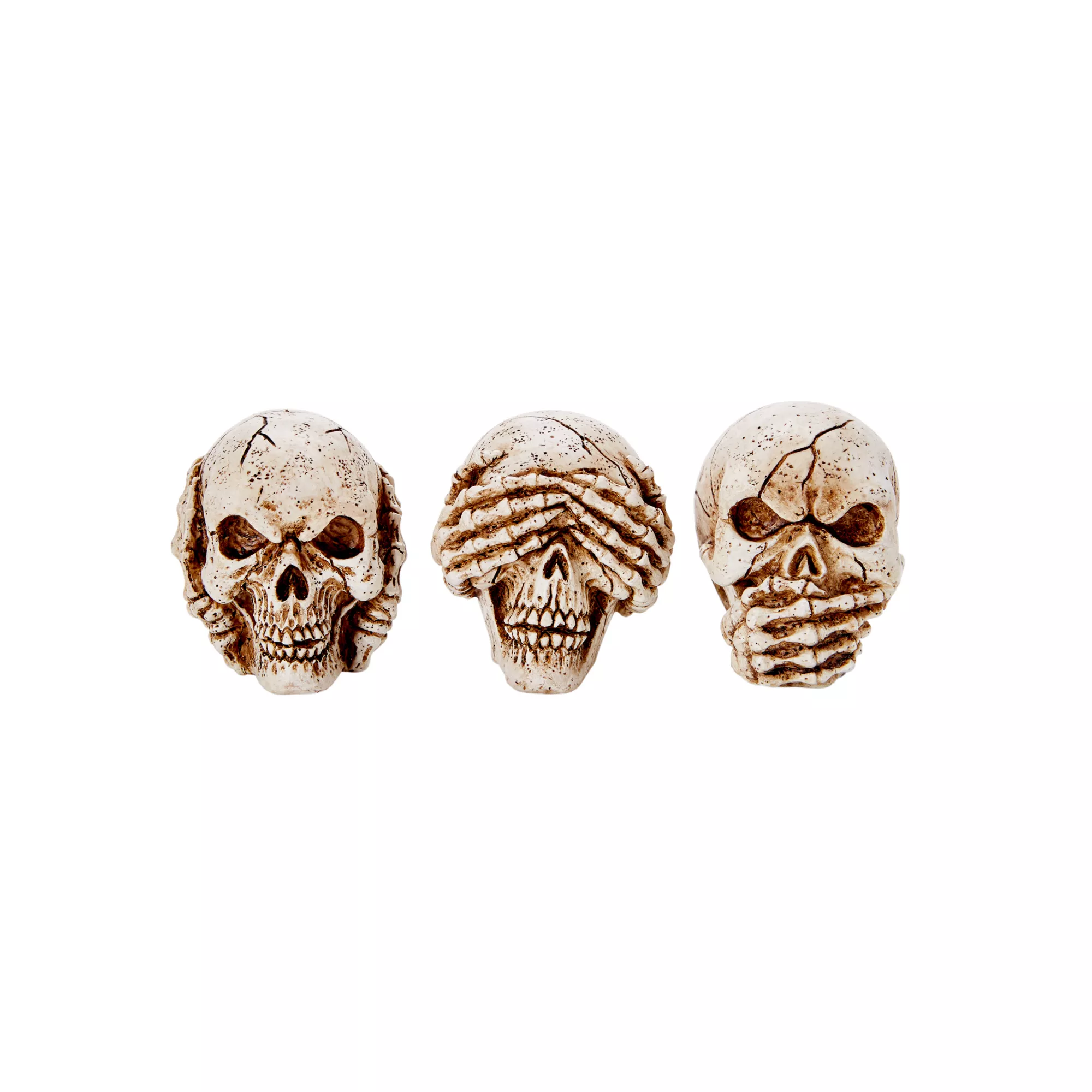 3 Inch Mini Skull Trio - Decorations at Spirit Halloween