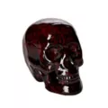 8 Inch Red and Black Skull - Decorations at Spirit Halloween