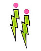 Lightning Bolt Dangle Earrings