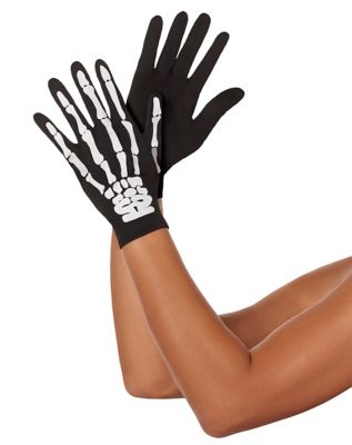 Skeleton Hands Adult Gloves