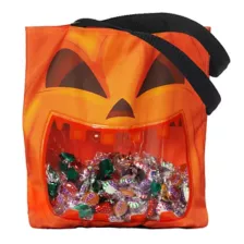 Pumpkin Window Tote Bag at Spirit Halloween