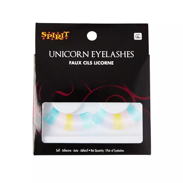 Unicorn Rainbow Fake Eyelashes at Spirit Halloween