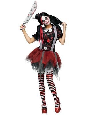 Adult Horror Clown Plus Size Costume Spirithalloween