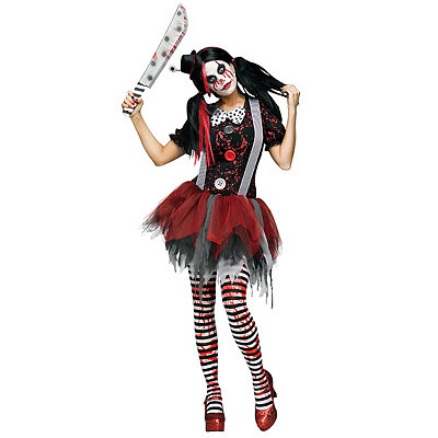 Freak Show Tights Clown Circus Fancy Dress Up Halloween Adult Costume  Accessory - Parties Plus