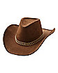 Deluxe Brown Cowboy Hat