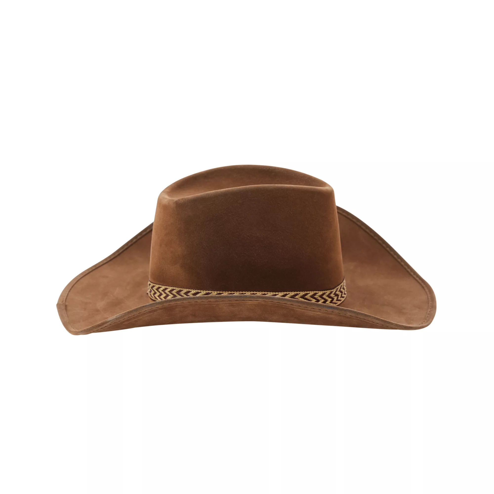 Brown Cowboy Hat Deluxe at Spencer's