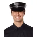 Faux Leather Cabby Hat at Spirit Halloween