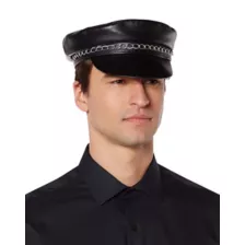 Faux Leather Cabby Hat at Spirit Halloween