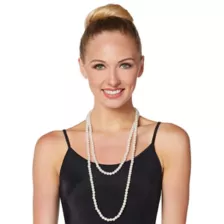 Faux Pearl Necklace at Spirit Halloween