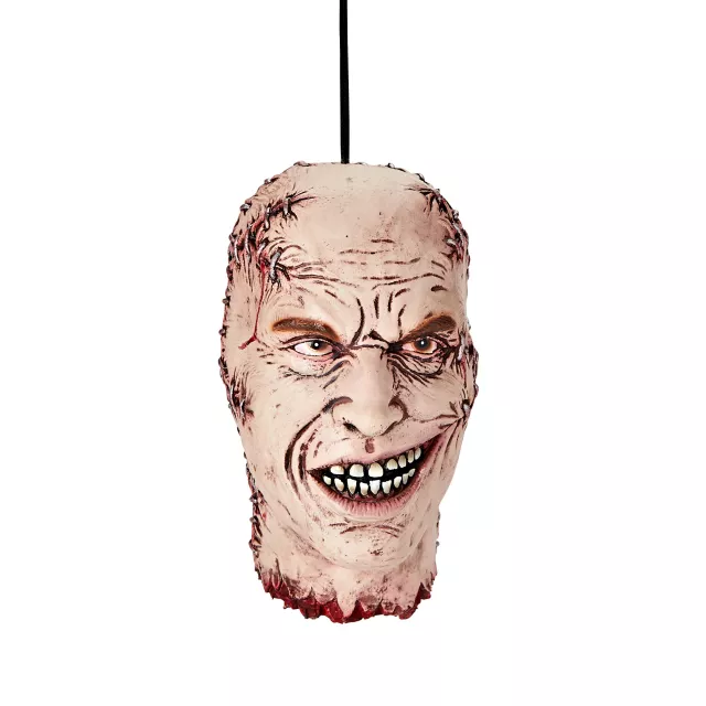 Stitched Faces Hanging Head at Spirit Halloween