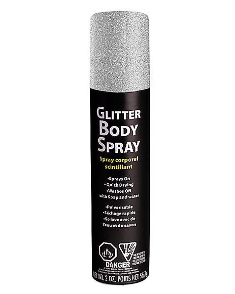 Selvrespekt faktor Sørge over Silver Glitter Body Spray - Spirithalloween.com