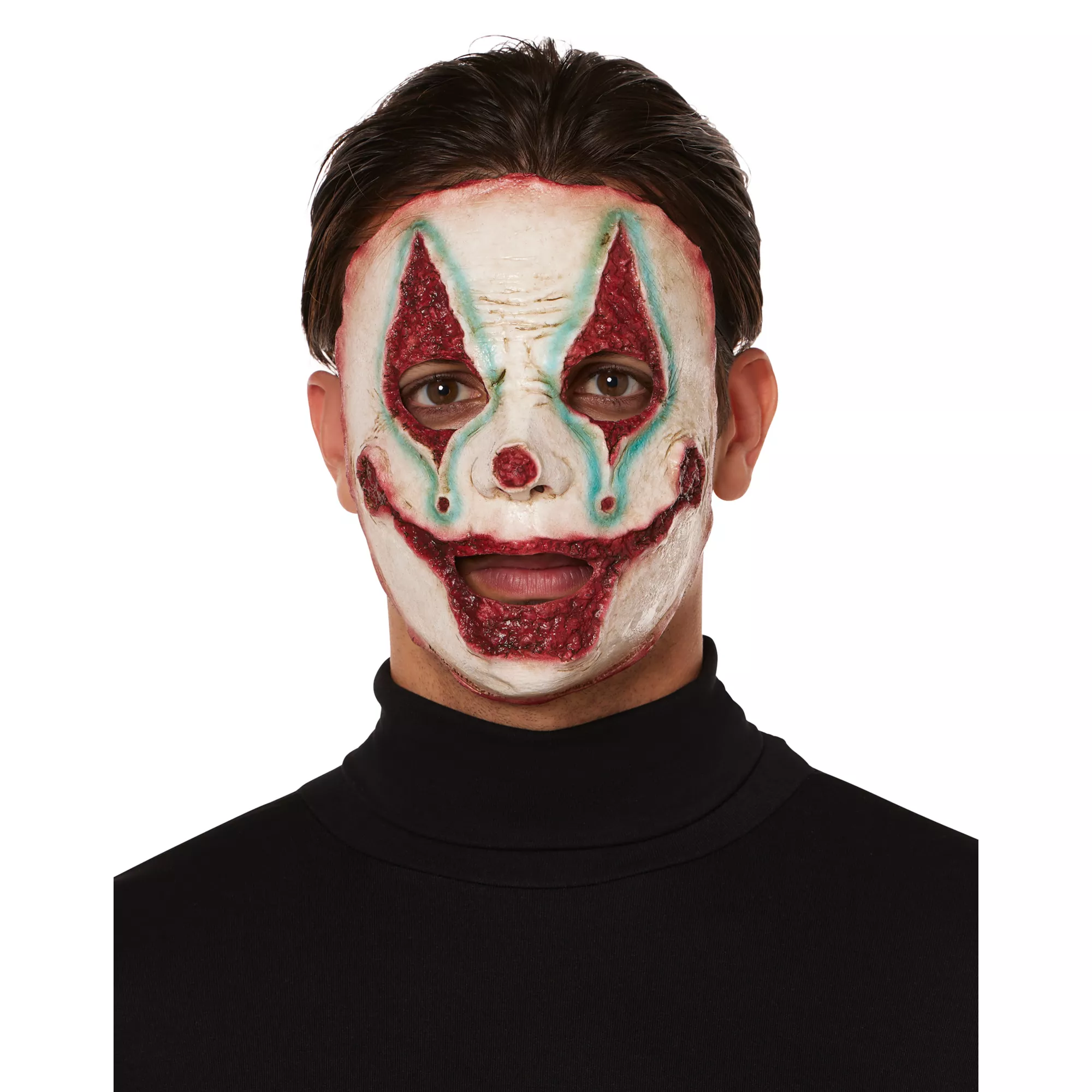 Killer Clown Half Mask at Spencer's