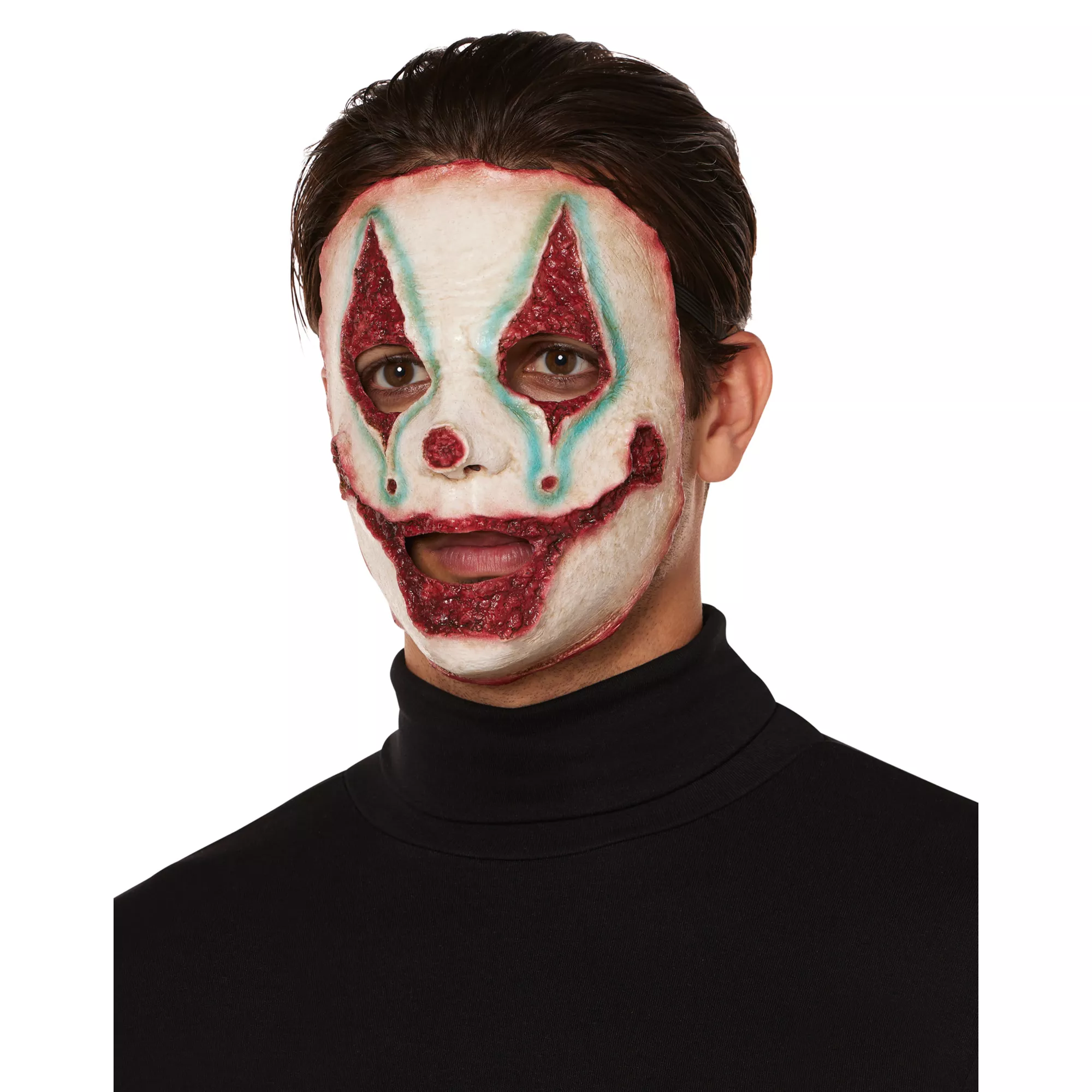 Killer Clown Half Mask at Spencer's