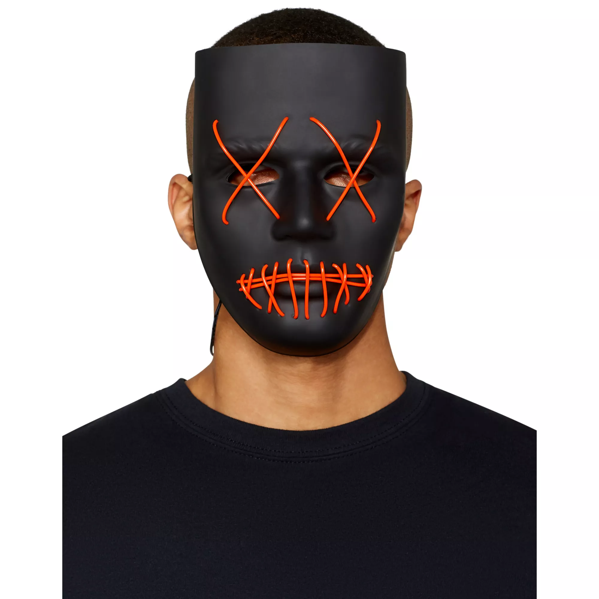 Light-Up EL Wire X Eyes Mask at Spirit Halloween