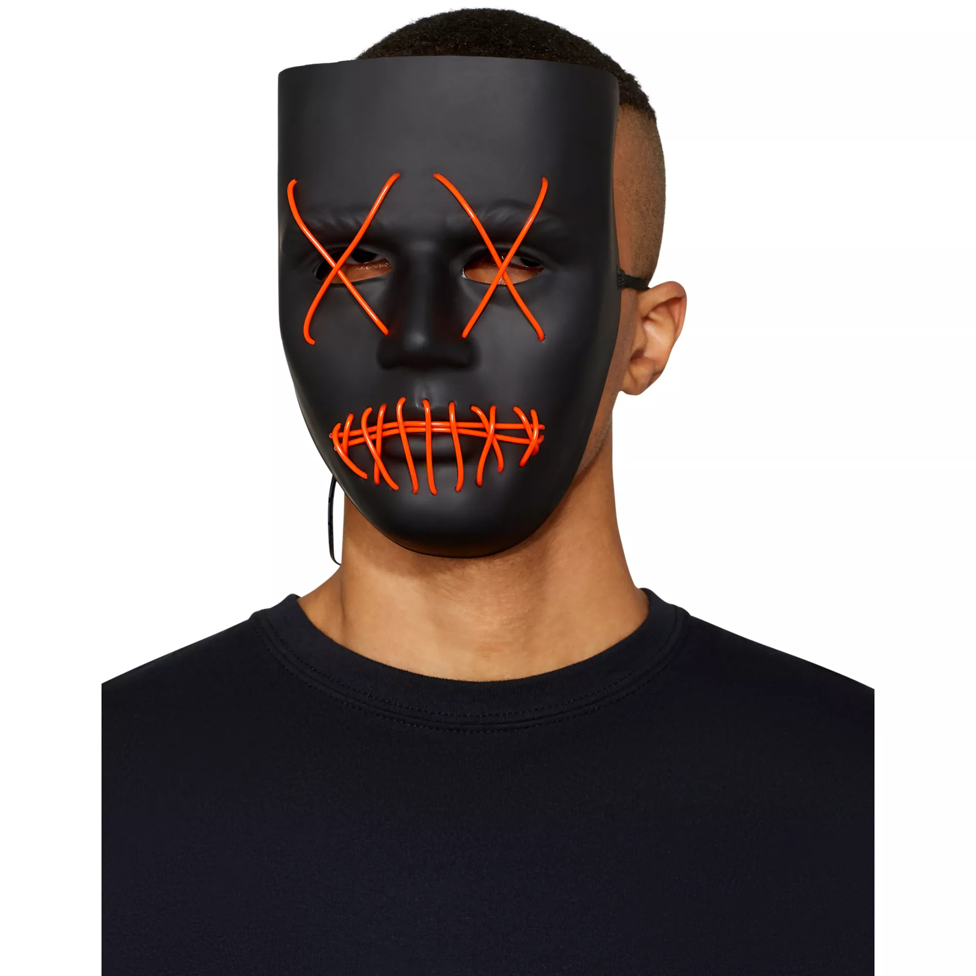 Light-Up EL Wire X Eyes Mask at Spirit Halloween