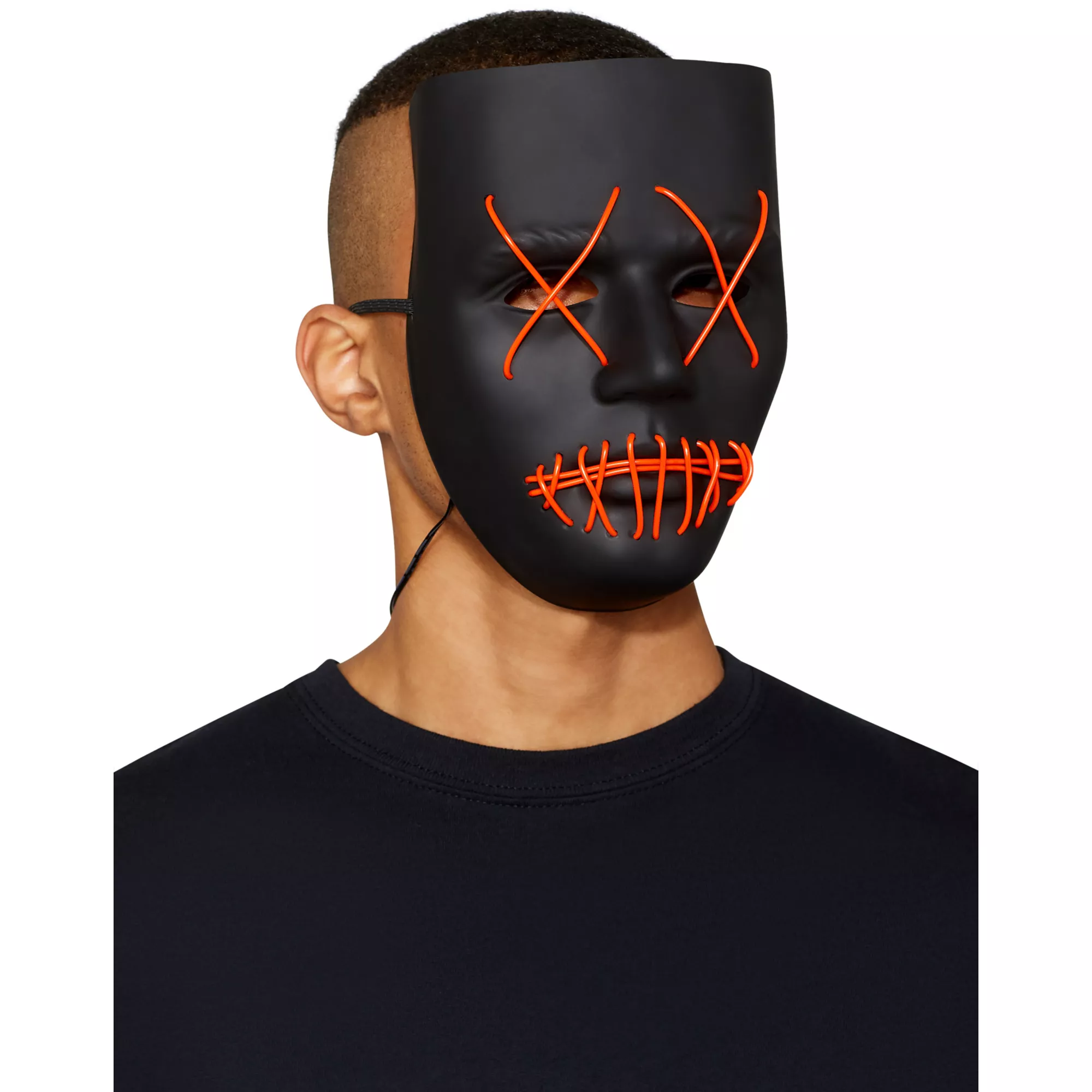 Light-Up EL Wire X Eyes Mask at Spirit Halloween