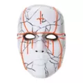 Light-Up EL Wire Evil Priest Half Mask at Spirit Halloween