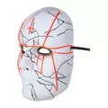 Light-Up EL Wire Evil Priest Half Mask at Spirit Halloween