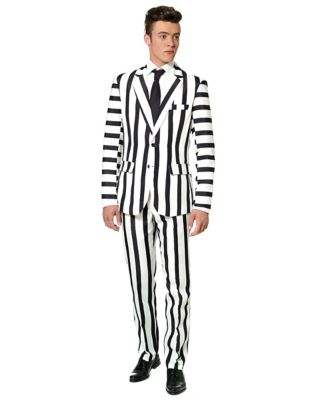 black and white striped dress halloween costume