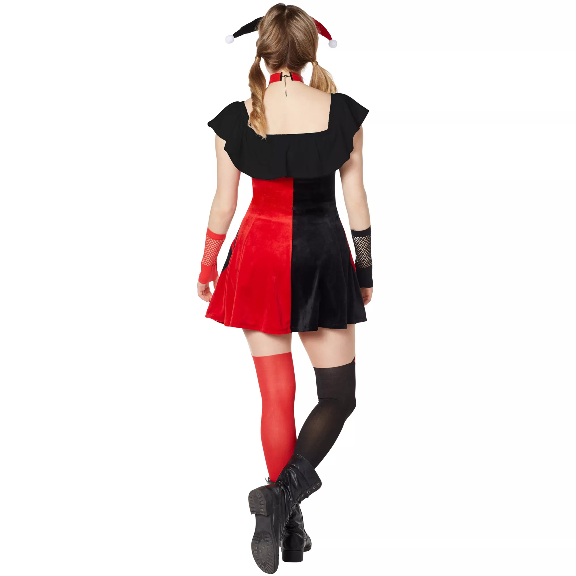 Adult Velvet Harley Quinn Dress – DC Comics at Spirit Halloween