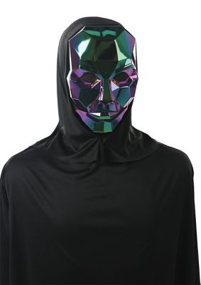 Iridescent Metallic Hooded Mask Spirithalloween Com