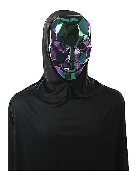 tonehøjde lys s Perseus Iridescent Metallic Hooded Mask - Spirithalloween.com