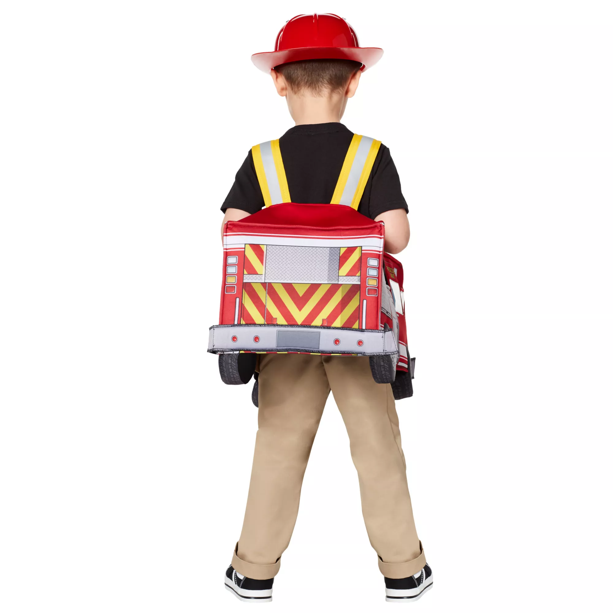 Toddler Light-Up Firetruck Ride-Along Costume at Spirit Halloween