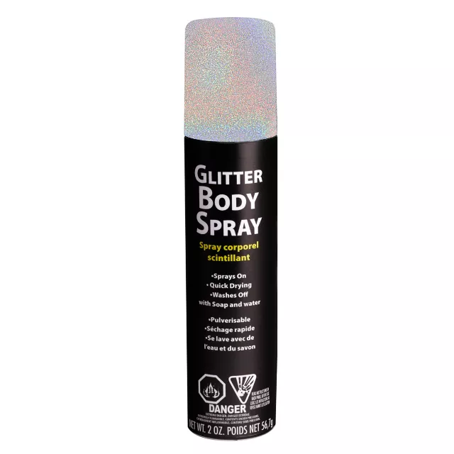 Iridescent Glitter Body Spray at Spirit Halloween
