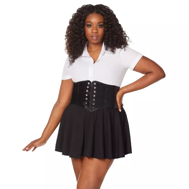 Plus Size Black Waist Cincher Spirithalloween