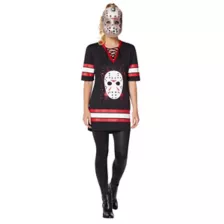 Adult Jason Voorhees Hockey Dress – Friday the 13th at Spirit Halloween