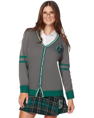 Harry Potter Slytherin Costume Dress Cosplay Plaid Skirt For Women