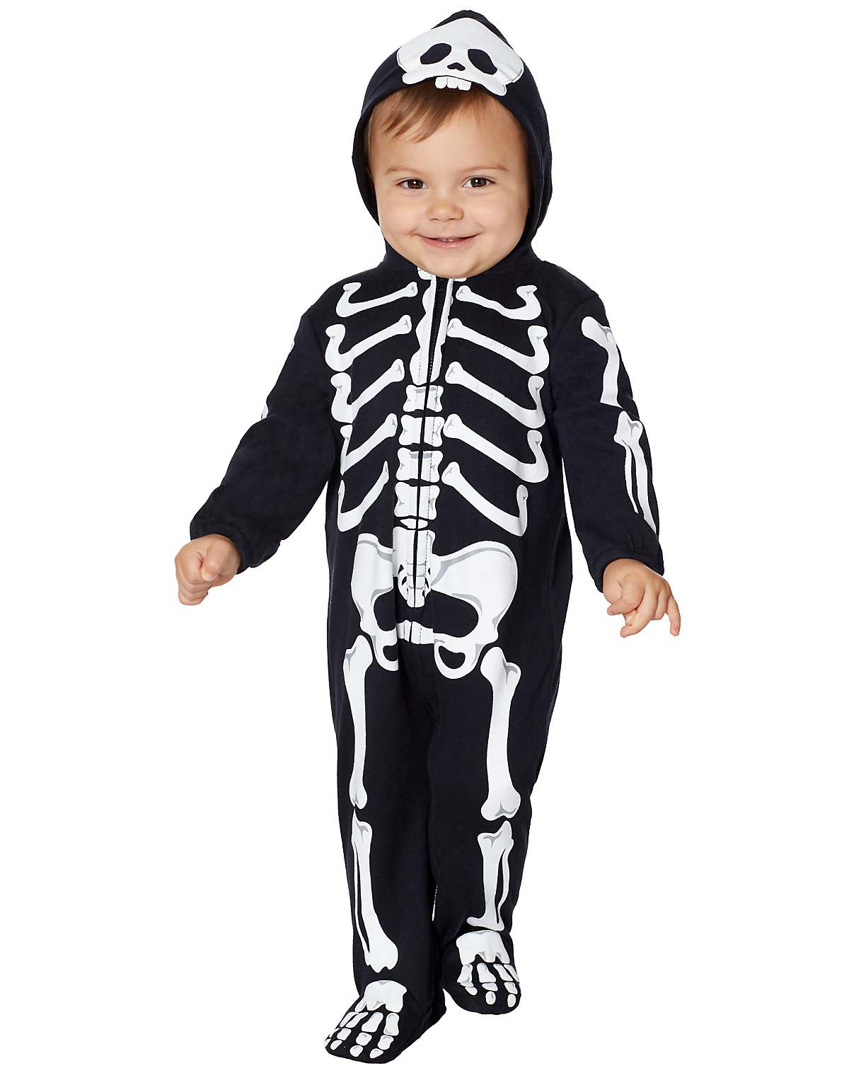 Toddler Skeleton Coveralls