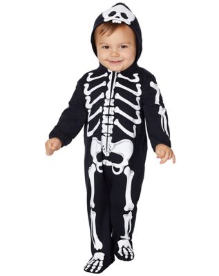 Skeleton with best sale baby costume