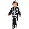 Toddler Skeleton Coveralls at Spencer's