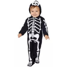 Toddler Skeleton Coveralls at Spencer's