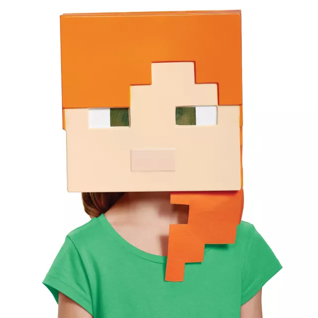 Kids Alex Half Mask - Minecraft at Spencer's