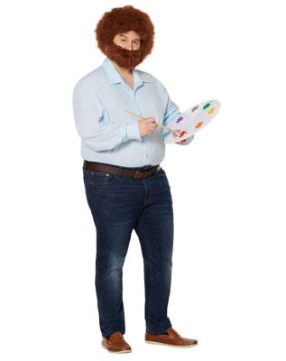 Bob Ross Halloween Costumes & Wigs 