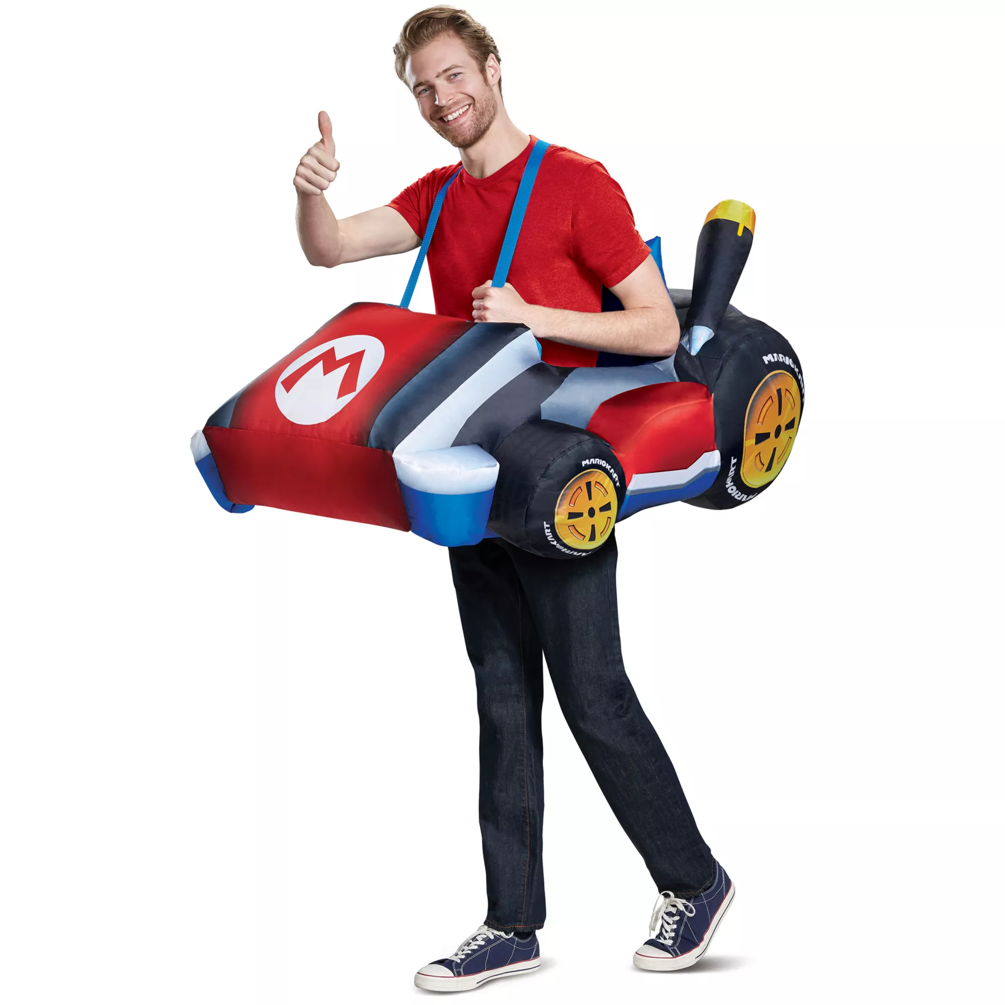 Adult Mario Kart Inflatable Costume - Mario Kart at Spirit Halloween
