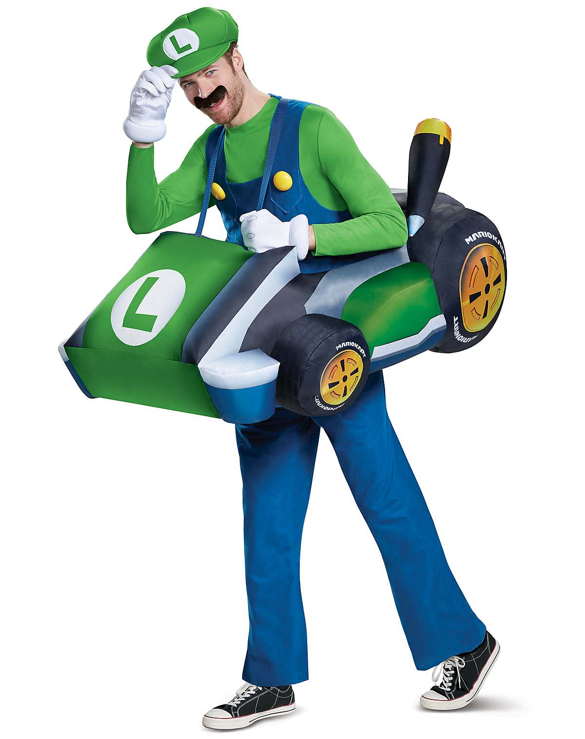 Luigi Kart Inflatable Costume