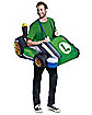 Adult Luigi Kart Inflatable Costume - Mario Kart