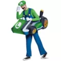 Adult Luigi Kart Inflatable Costume - Mario Kart at Spirit Halloween